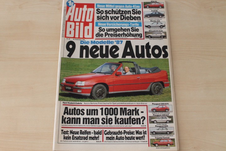 Deckblatt Auto Bild (40/1986)